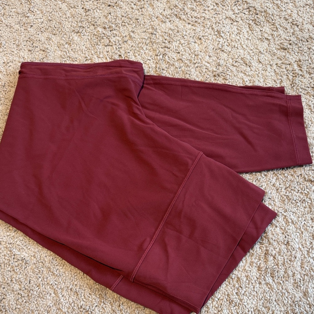 Lululemon Athletica Red Leggings